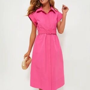 Tuckernuck Vibrant Pink Midi Dress